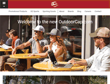 Tablet Screenshot of outdoorcap.com